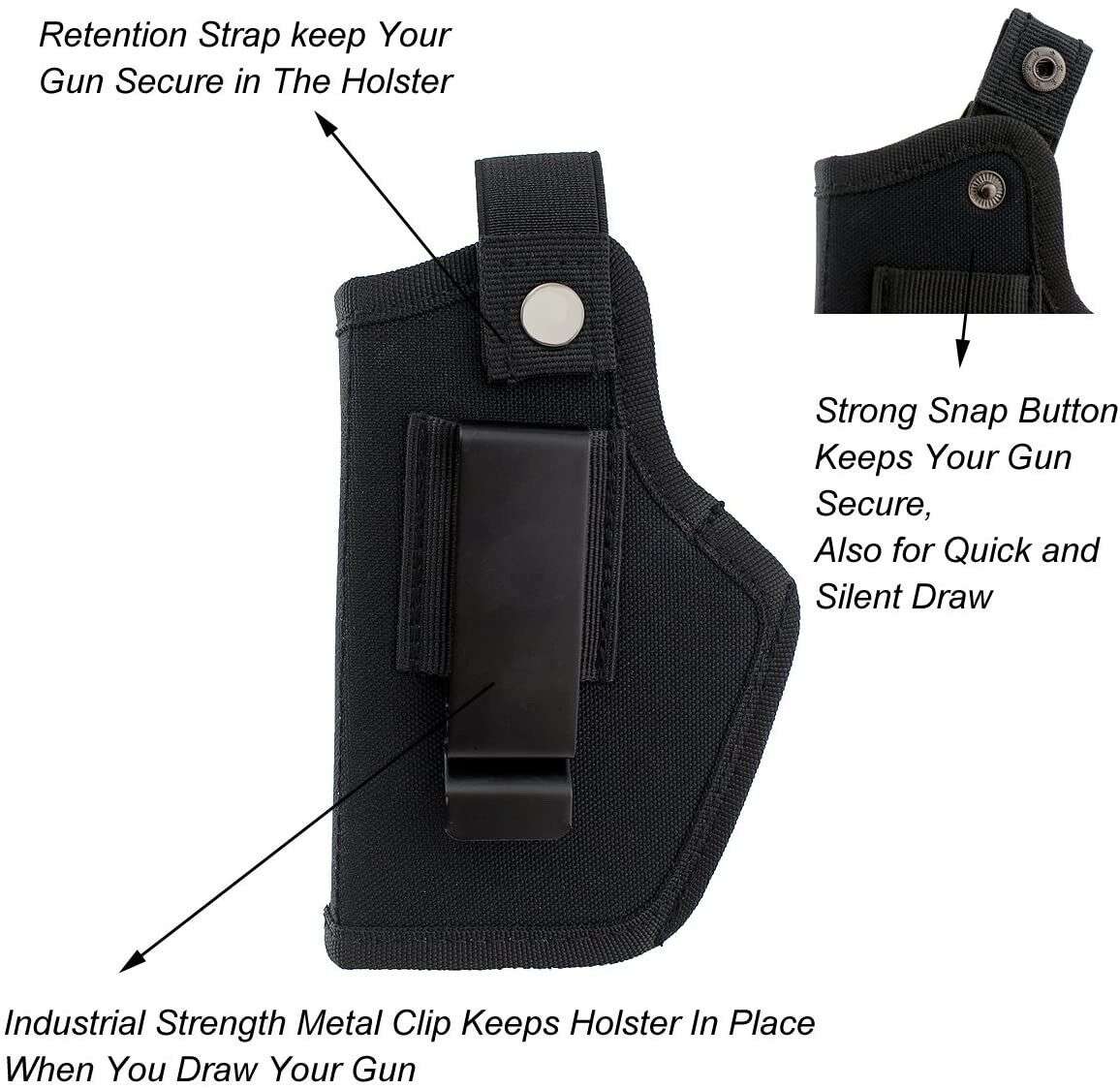 Tactical Gun Holster With Quick Pull Clip RN-23