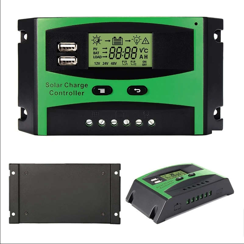 30A LCD Solar Panel Battery Regulator For Solar Off-Grid System