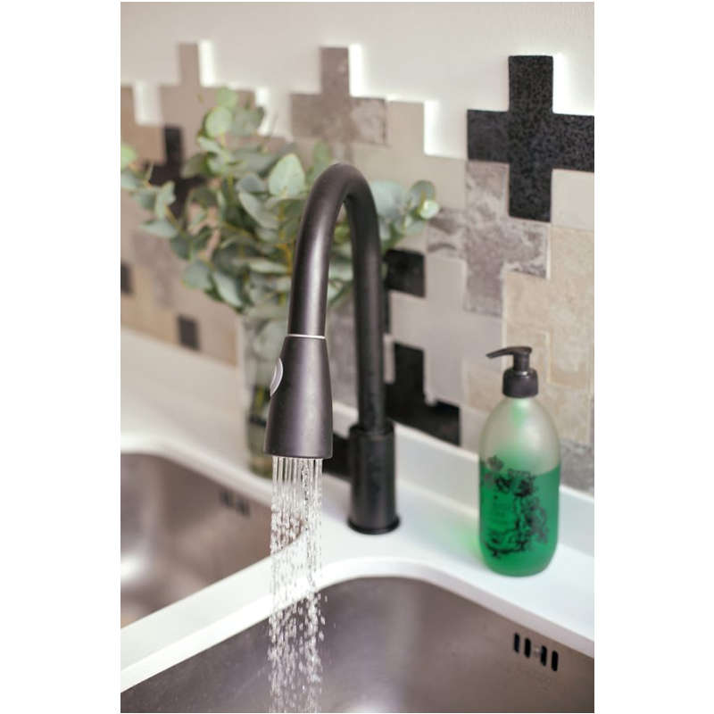 Brass Extendable Kitchen Mixer and Pressure Adjustment- AY406-054