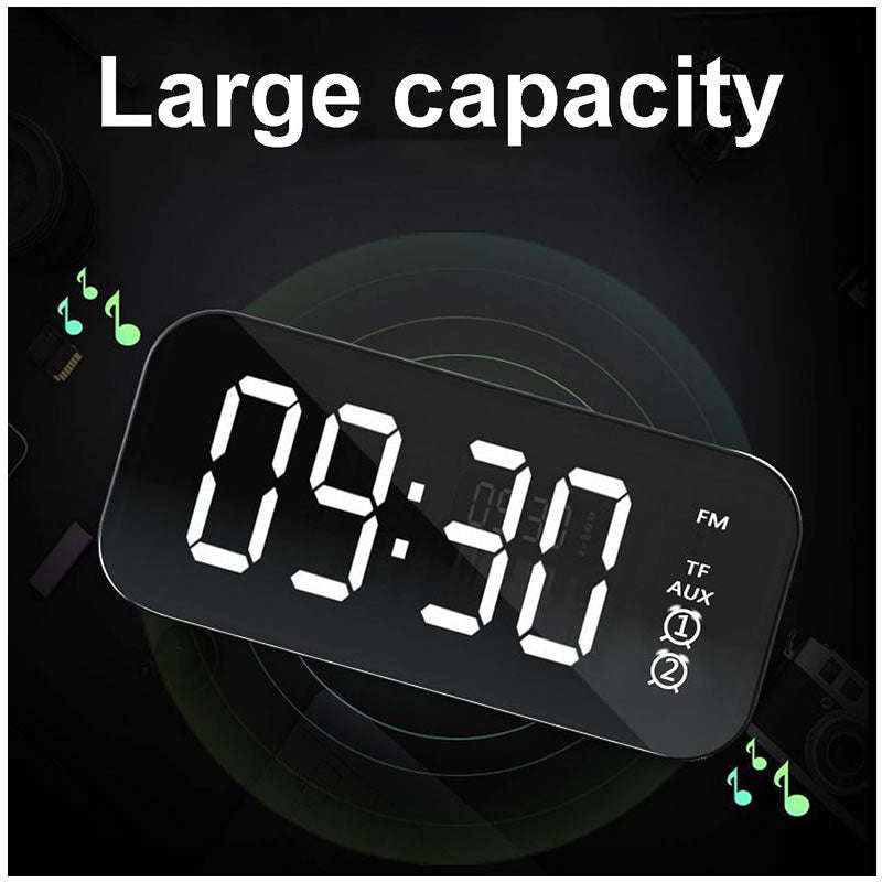 Portable Clock And Bluetooth Speaker