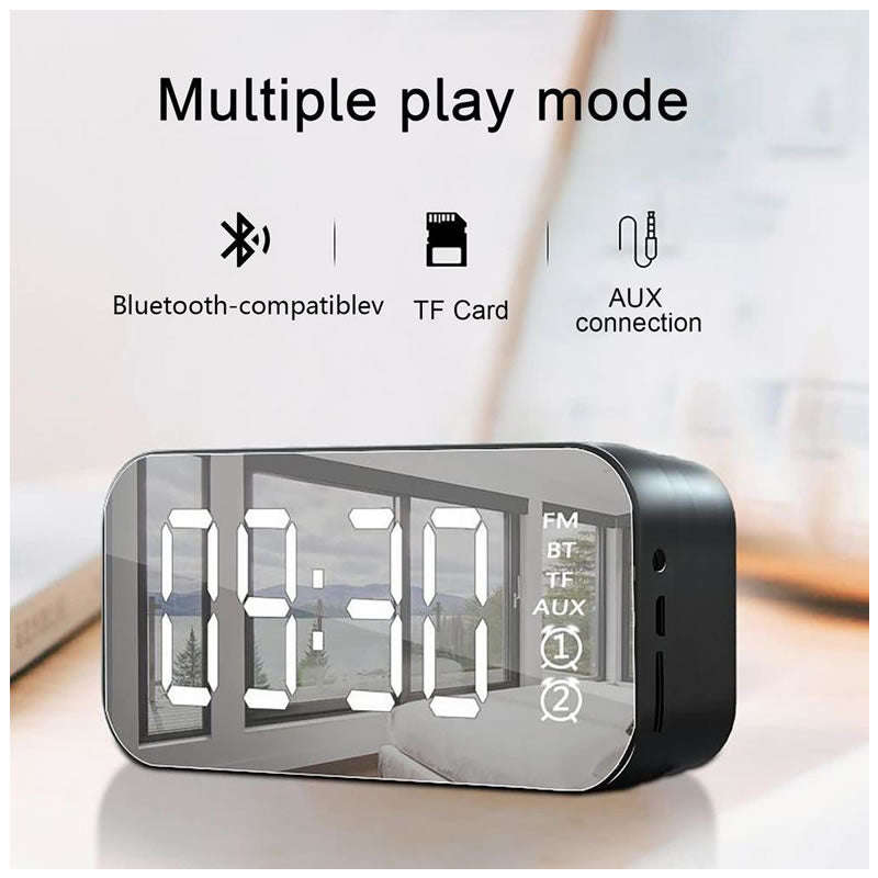 Portable Clock And Bluetooth Speaker