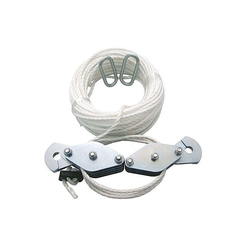 20m 180kg Cargo Lifting Rope Winch Hoist Pulley Puller Set SDY-97113