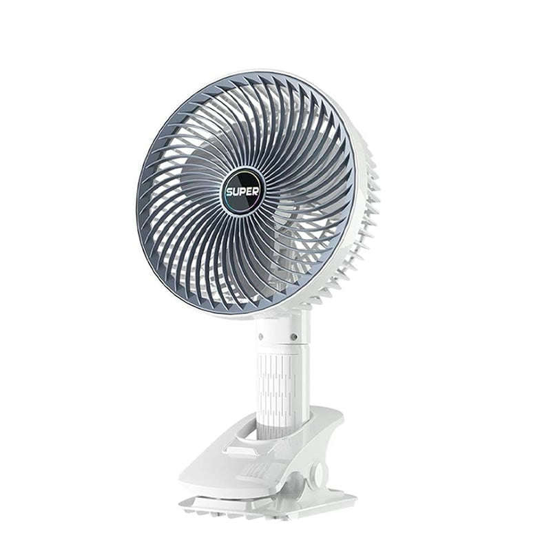 Multi-Functional 4-in-1 Rechargeable Portable Clip Fan PM-037