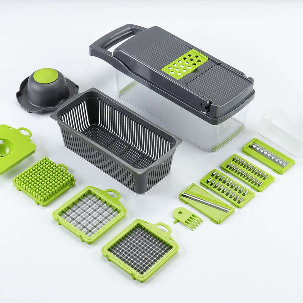 Multi-functional Vegetable Cutter Slicer Shredder Dicer Set