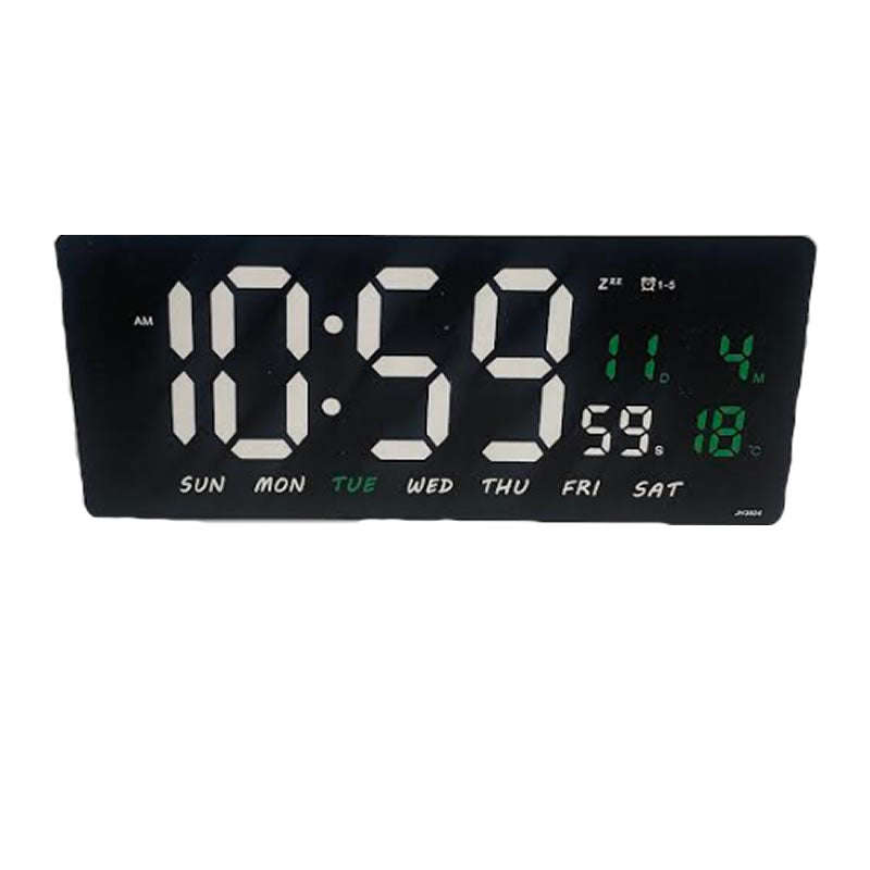 14-inch LED Digital Wall Clock with Day/Date/Temperature SI-86