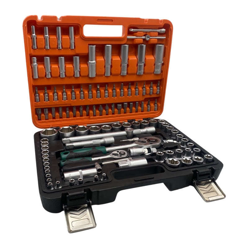 108 PCS Professional Ratchet Wrench Socket Tool Set -LPD10029-1
