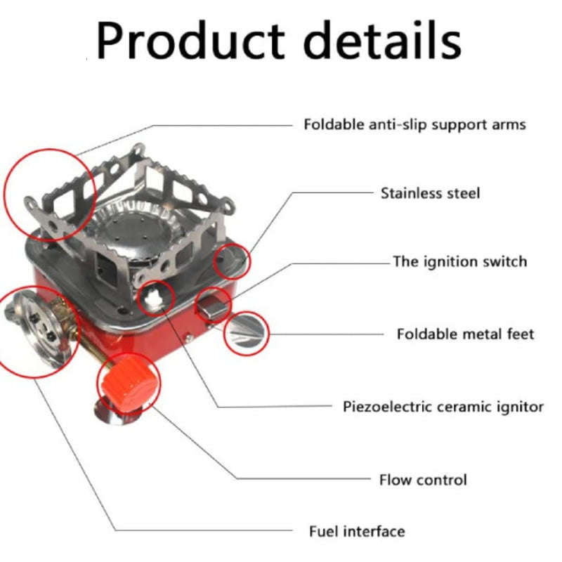 Portable Camping Gas Stove TI-32
