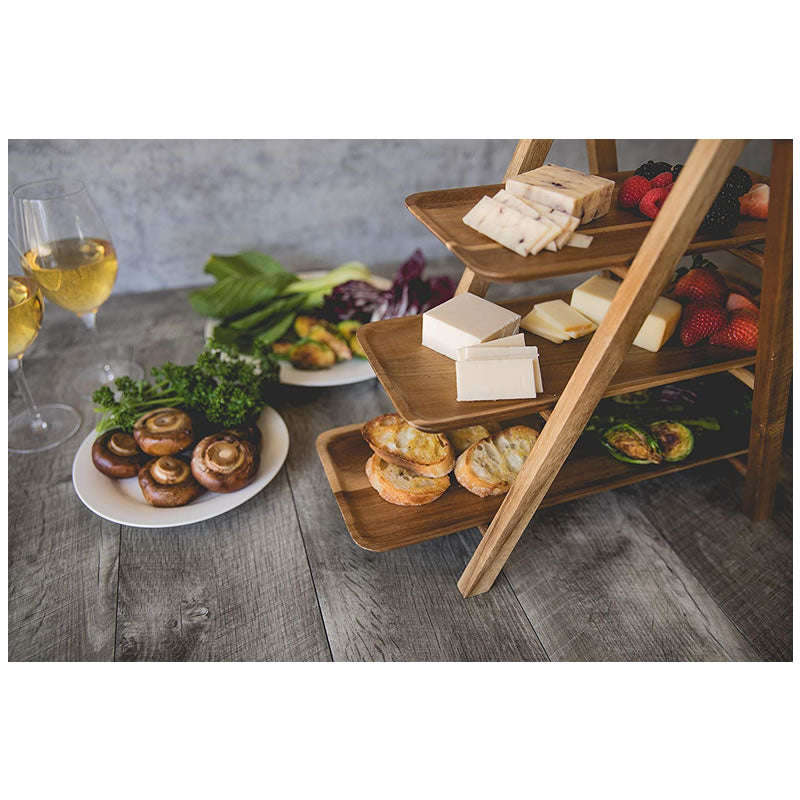 3 Tier Wooden Serving Tray IL-7