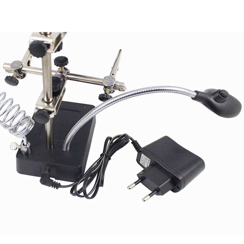 5 LED Light Auxiliary Clip Magnifier  MG16129-C