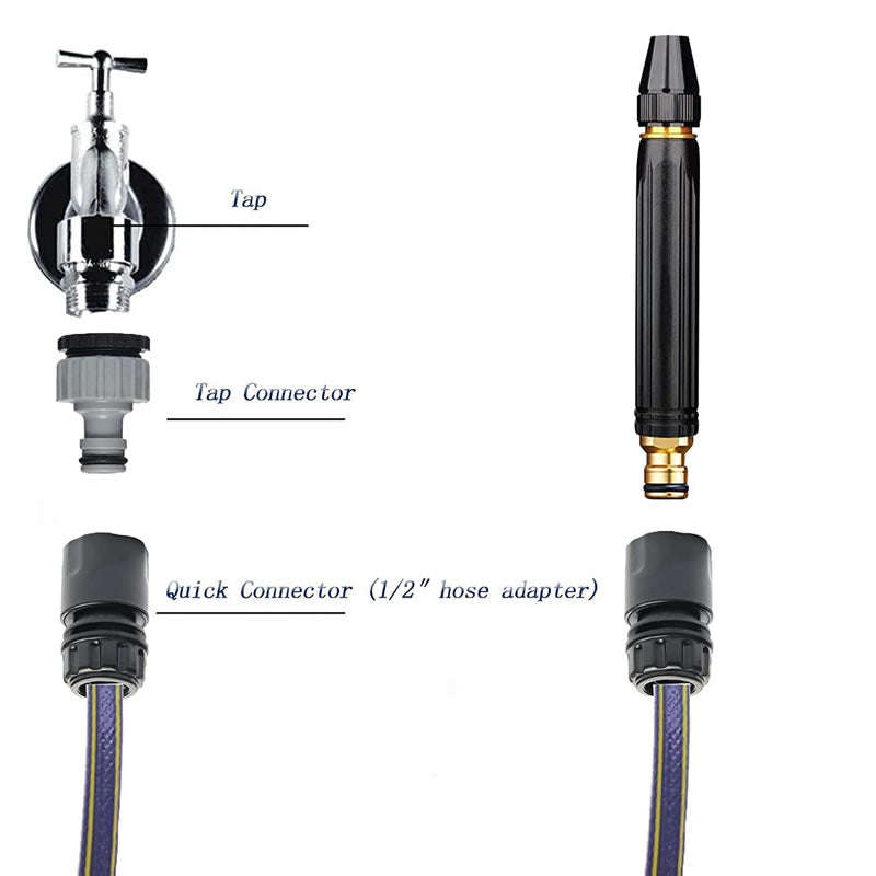 5-Piece High-Pressure Car Wash Water Gun Nozzle Kit F49-8-919