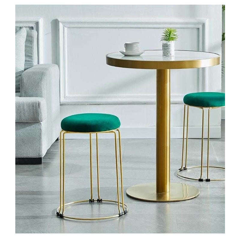 Modern Round Luxury Bar Stools 712012 GREEN