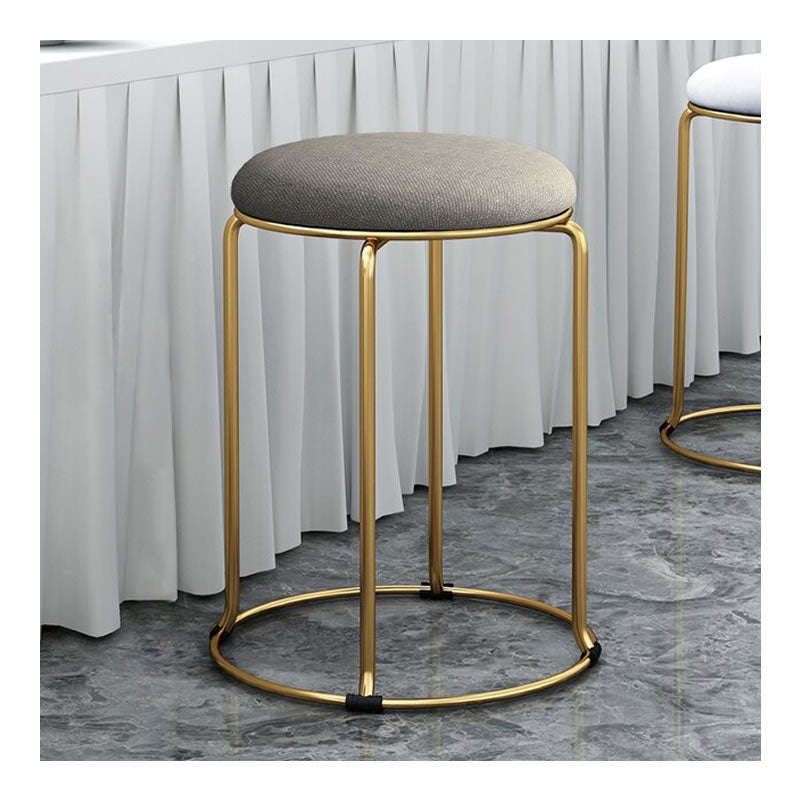 Modern Round Luxury Bar Stool -712012 GREY