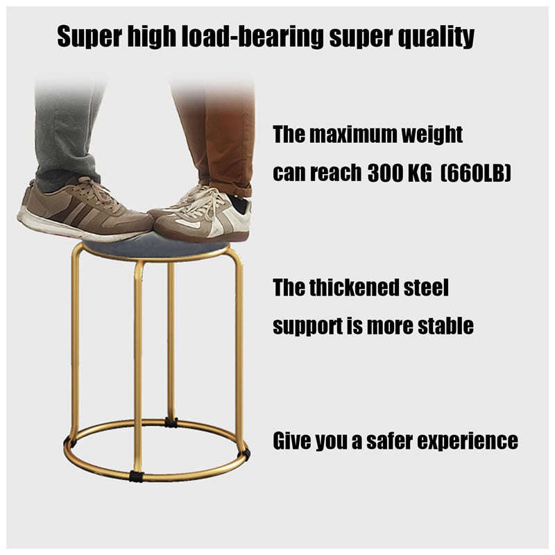 Modern Round Luxury Bar Stool -712012 GREY