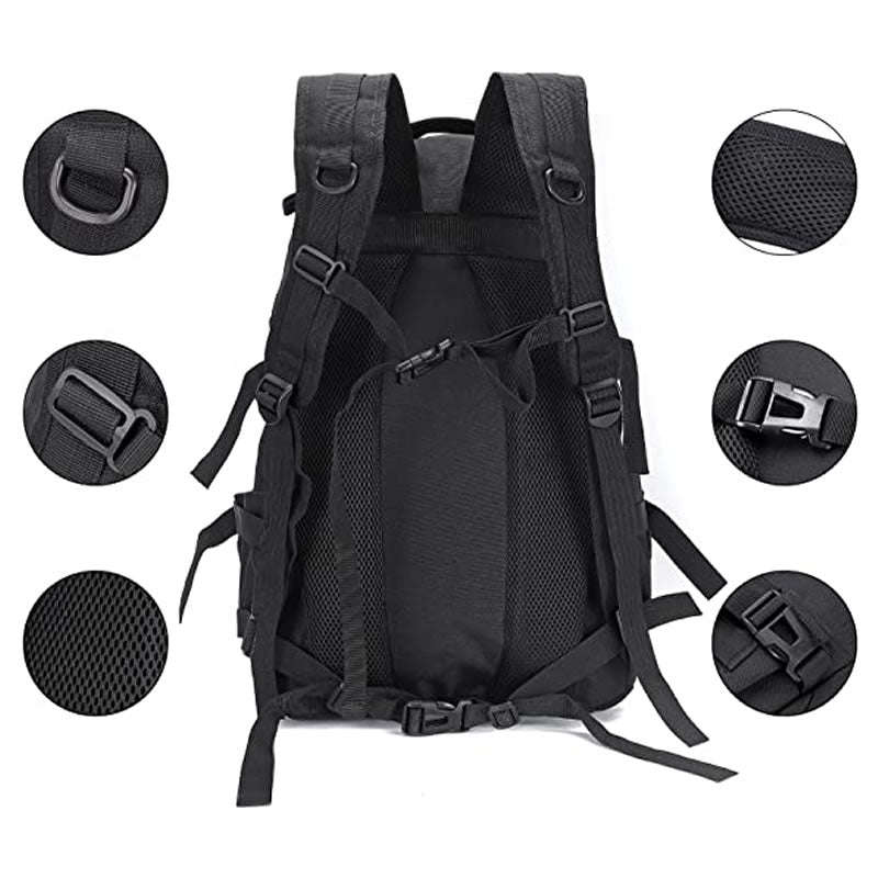 45L Outdoor Tactical Backpack CF-113 BLACK