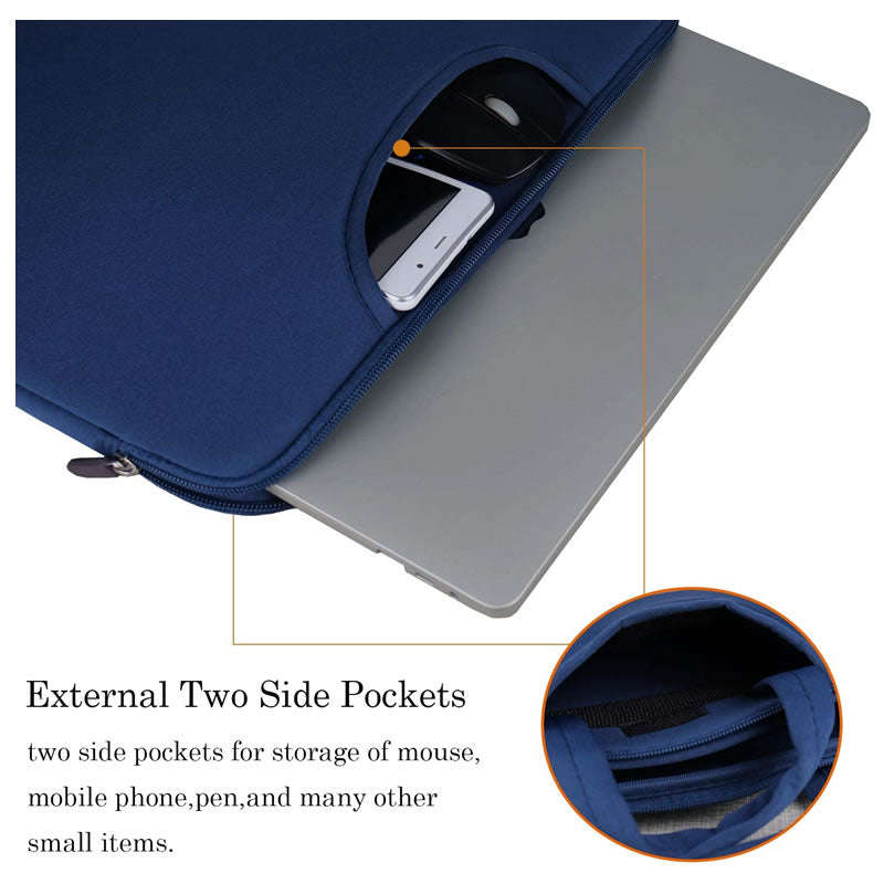 38x28x1.5cm Durable Slim Computer Handbag SE-124 BLUE