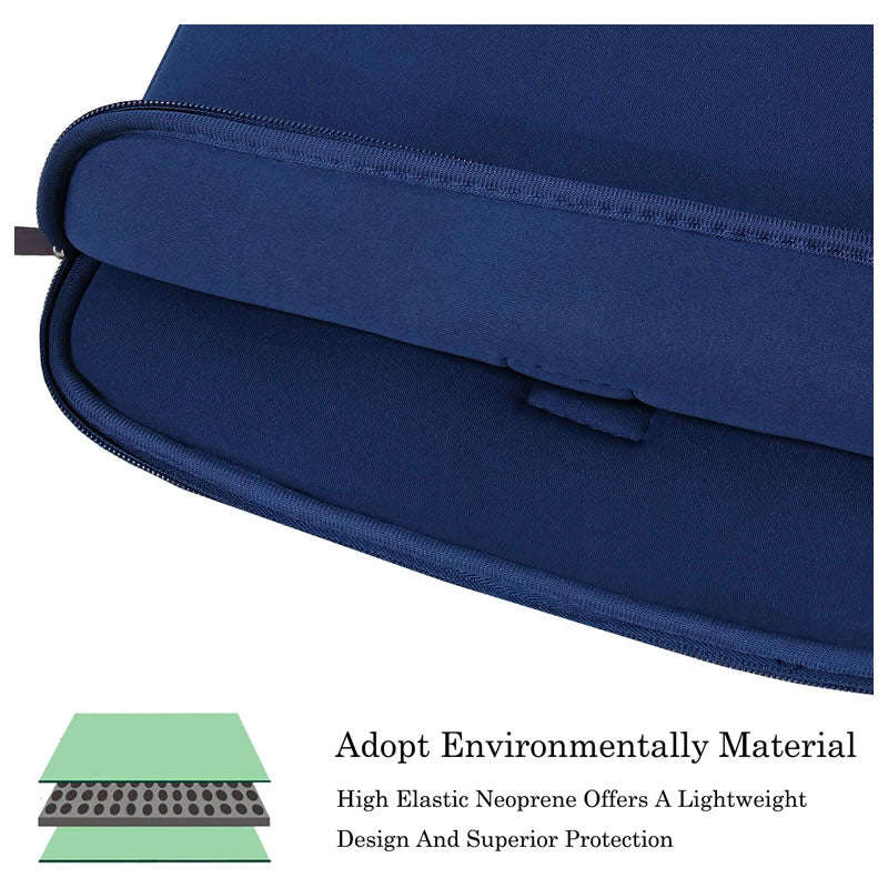 38x28x1.5cm Durable Slim Computer Handbag SE-124 BLUE
