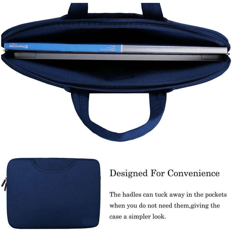 38x28x1.5cm Durable Slim Computer Handbag SE-124 BLUE