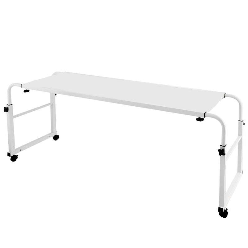 Height & Length Adjustable Overbed Mobile Table with Wheels HZ-18