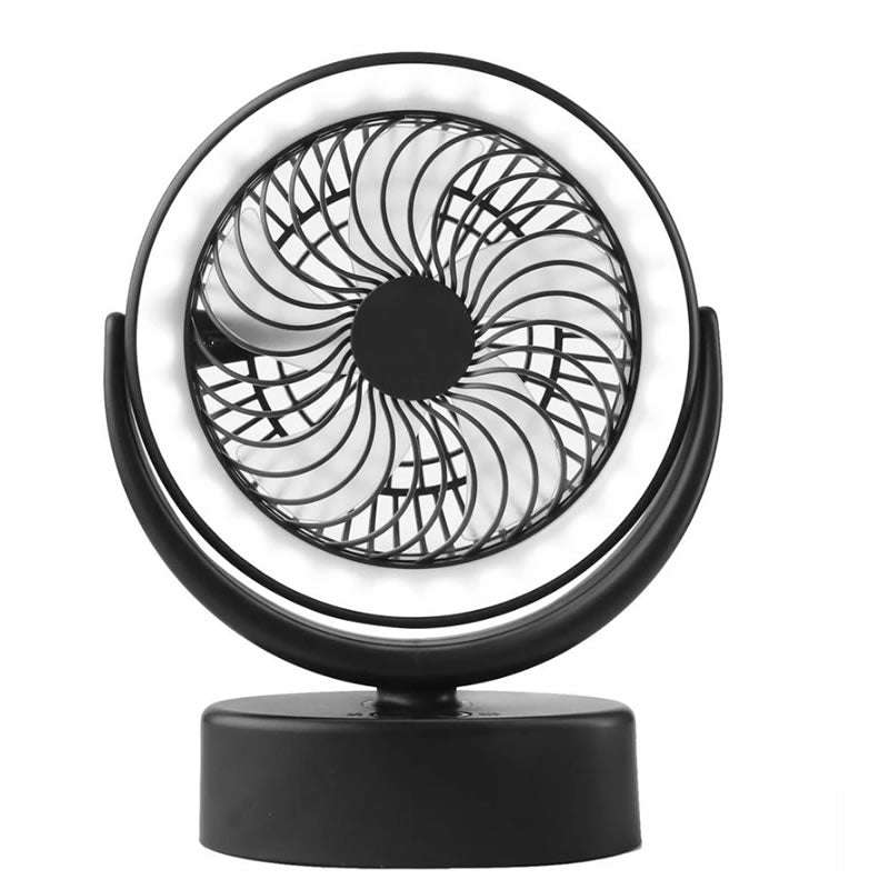 Rechargeable Camping Fan & LED Ring Light AST-5590