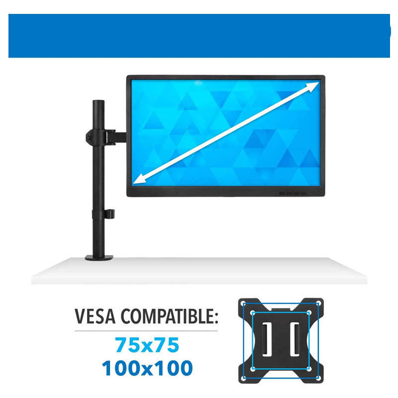 13'' - 27'' Adjustable LCD LED Monitor Desk Stand - XF0669