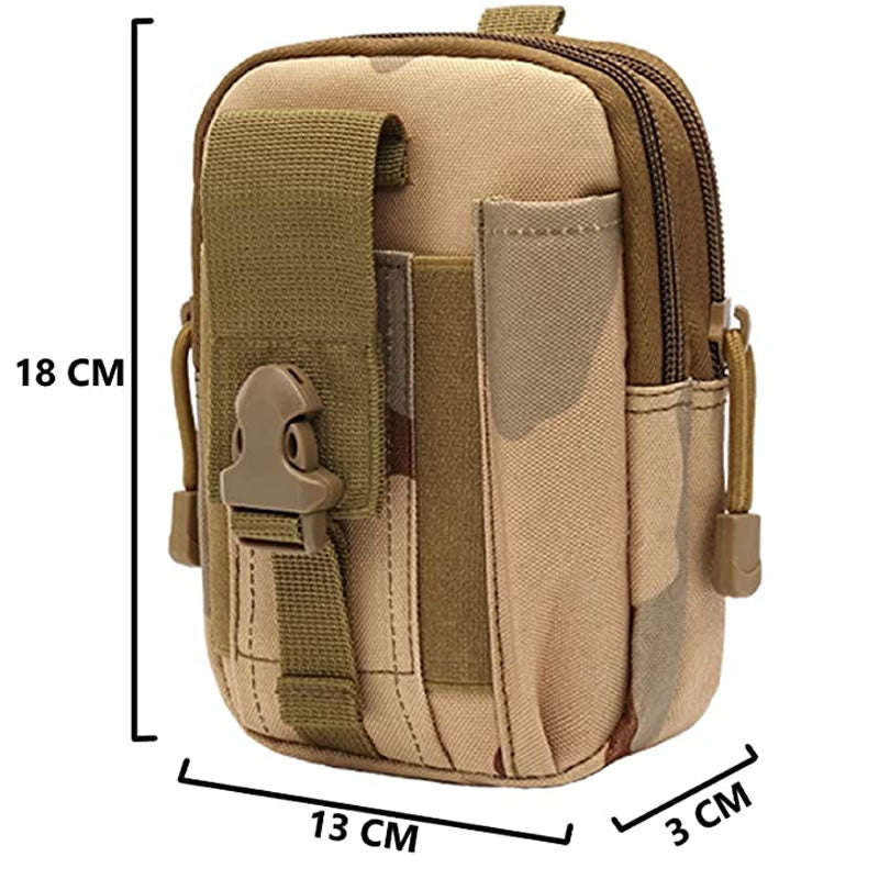 Multipurpose Pouch Waist Bag Black