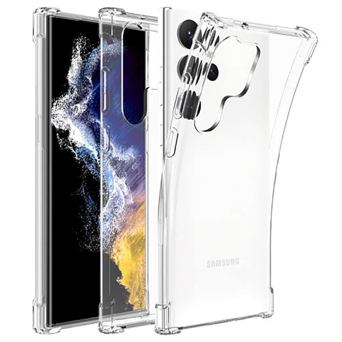 Protective Shockproof Gel Case for Samsung Galaxy S23 Ultra (2023)