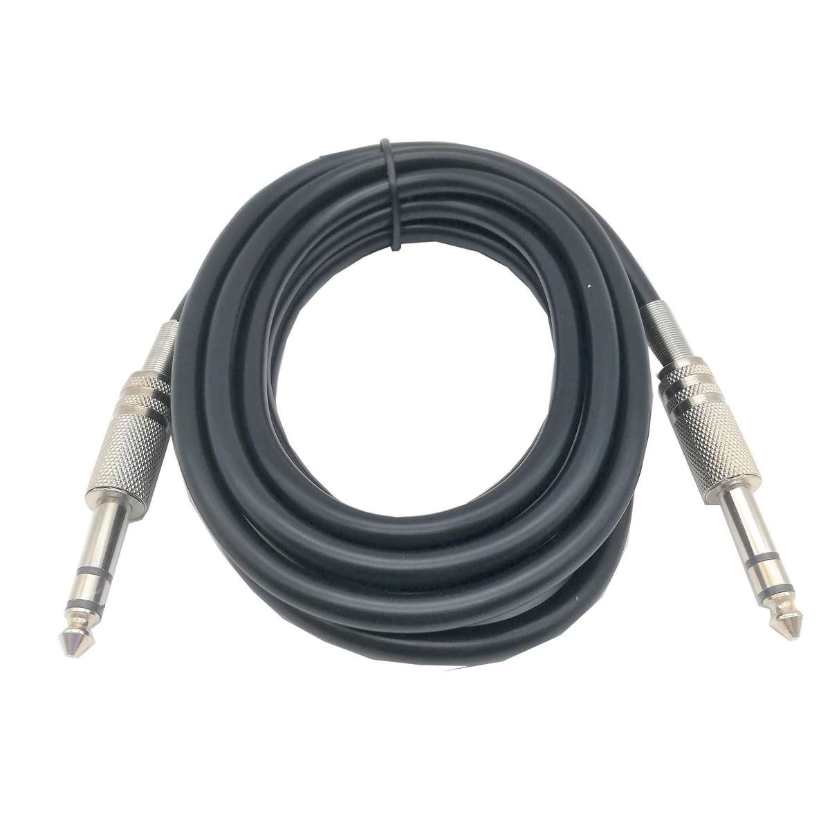 Microphone Stereo Audio Cable Jack 6.3mm TRS Male to Male - 3Meter