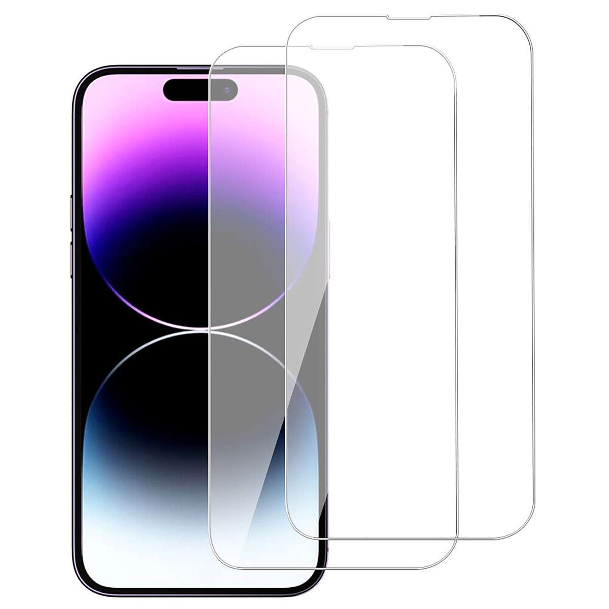 Tempered Glass Screen Protector for Apple iPhone 14 Pro Max (Pack of 2)