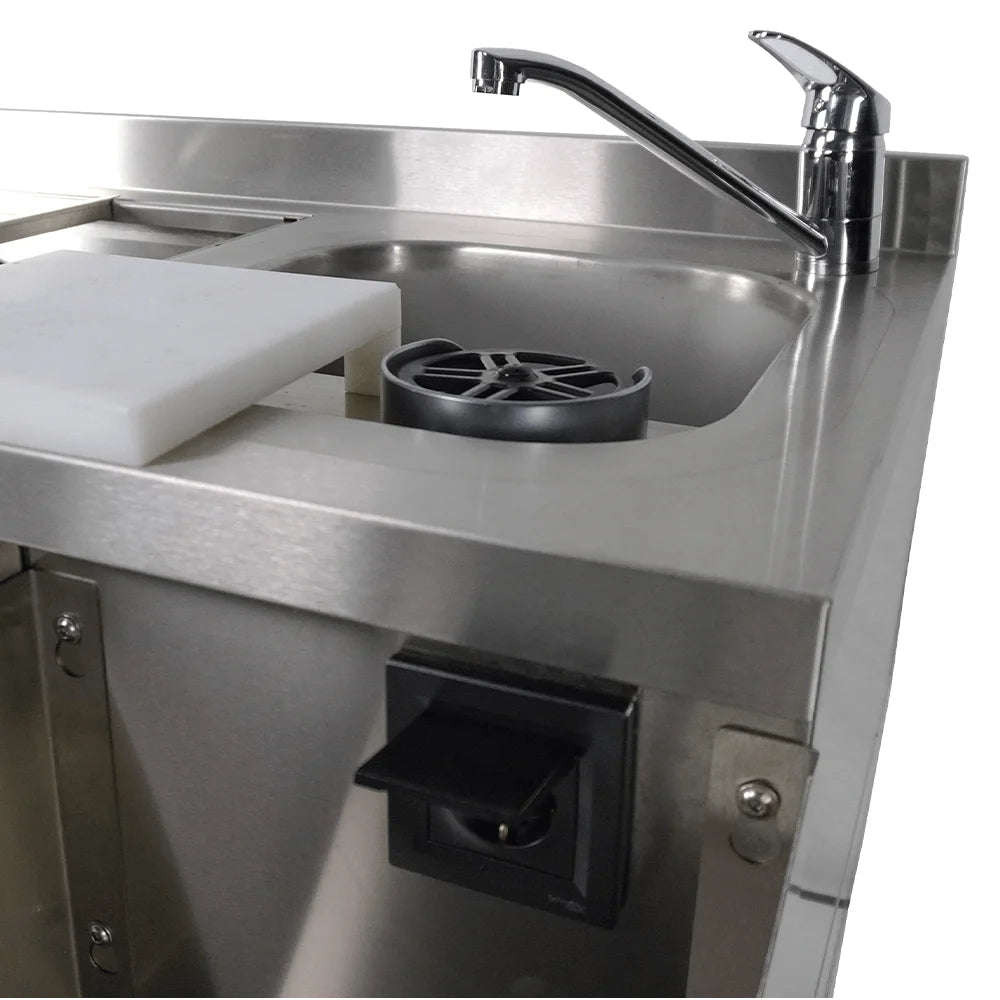 COOLING TABLE 2 DOORS WITH COCKTAIL BAR STATION