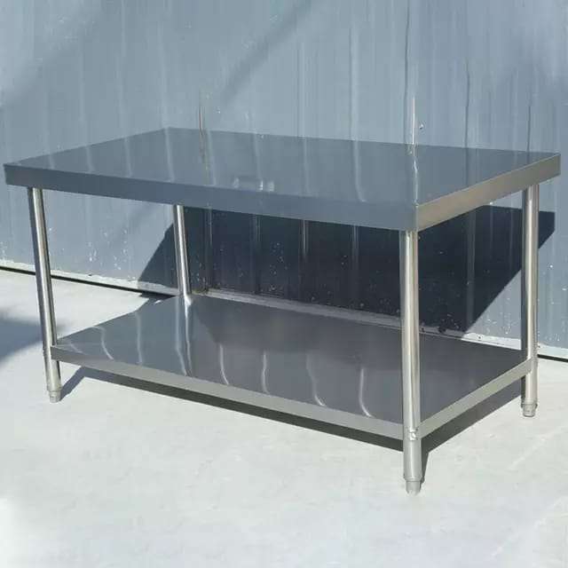 Stainless Steel Plain Top Work Bench - 1800mm