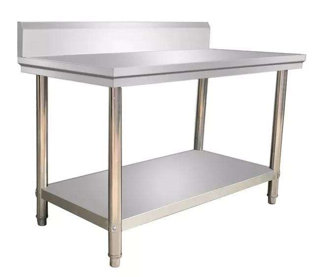 Stainless Steel Splash Back Workbench - 800mm
