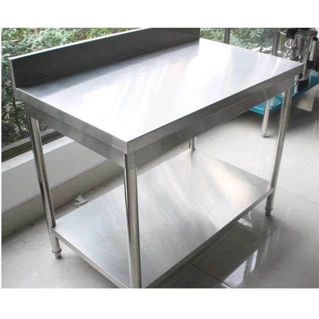 Stainless Steel Splash Back Workbench - 800mm