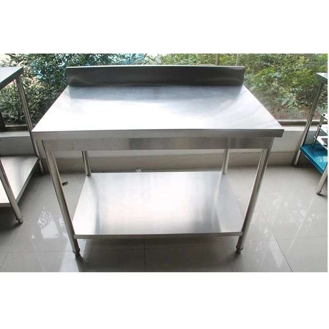 Stainless Steel Splash Back Workbench - 800mm