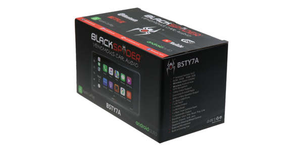 Blackspider BSTY7A Toyota 7 Apple CarPlay Android Auto Radio