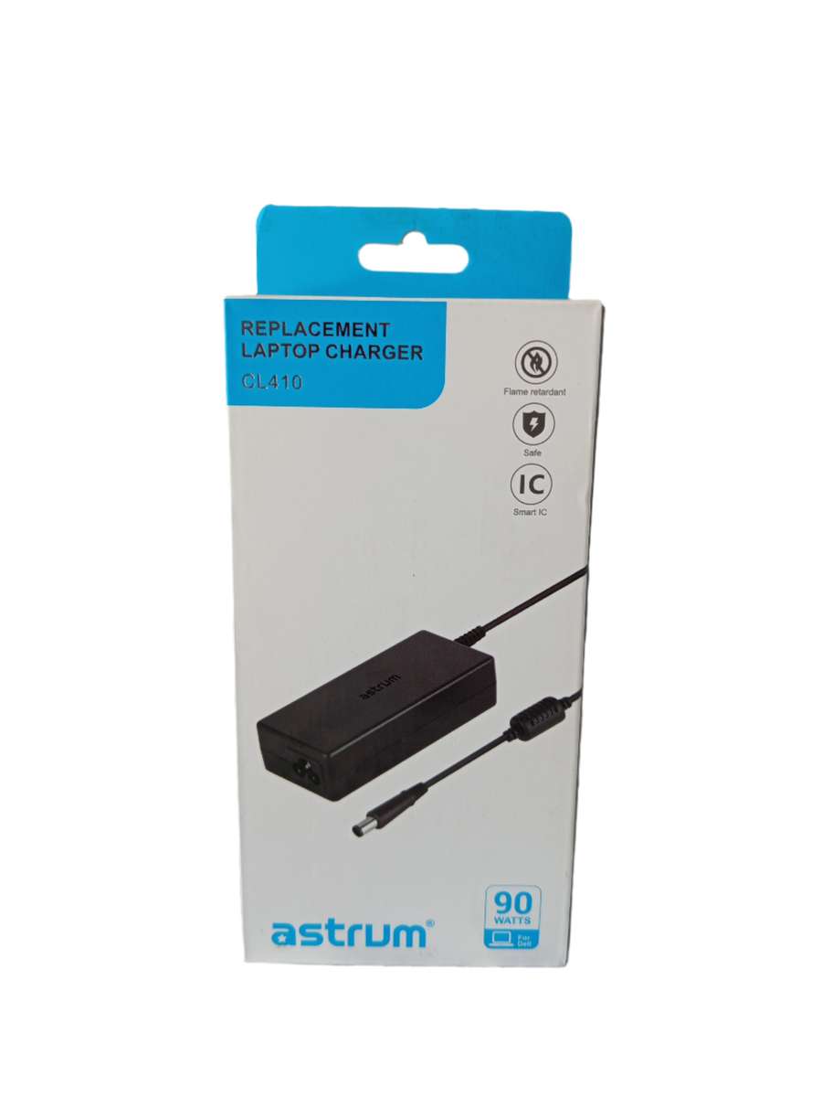 90W Replacement Laptop Charger CL410 - for Dell | 19.5V - 4.62A AC Adapter | pin tip 7.4x5mm
