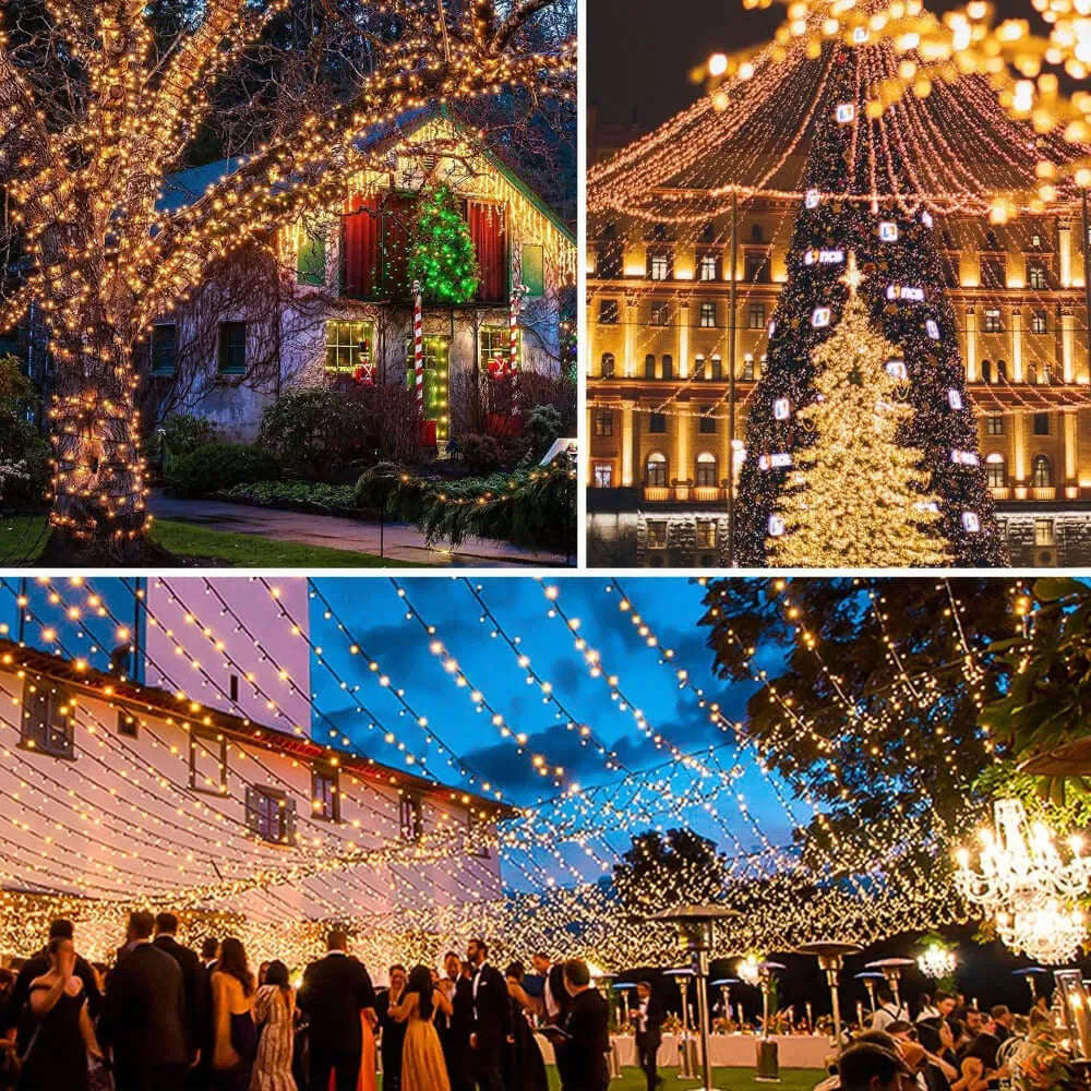 LED Outdoor Solar Fairy Lights - 12m, 100 LED