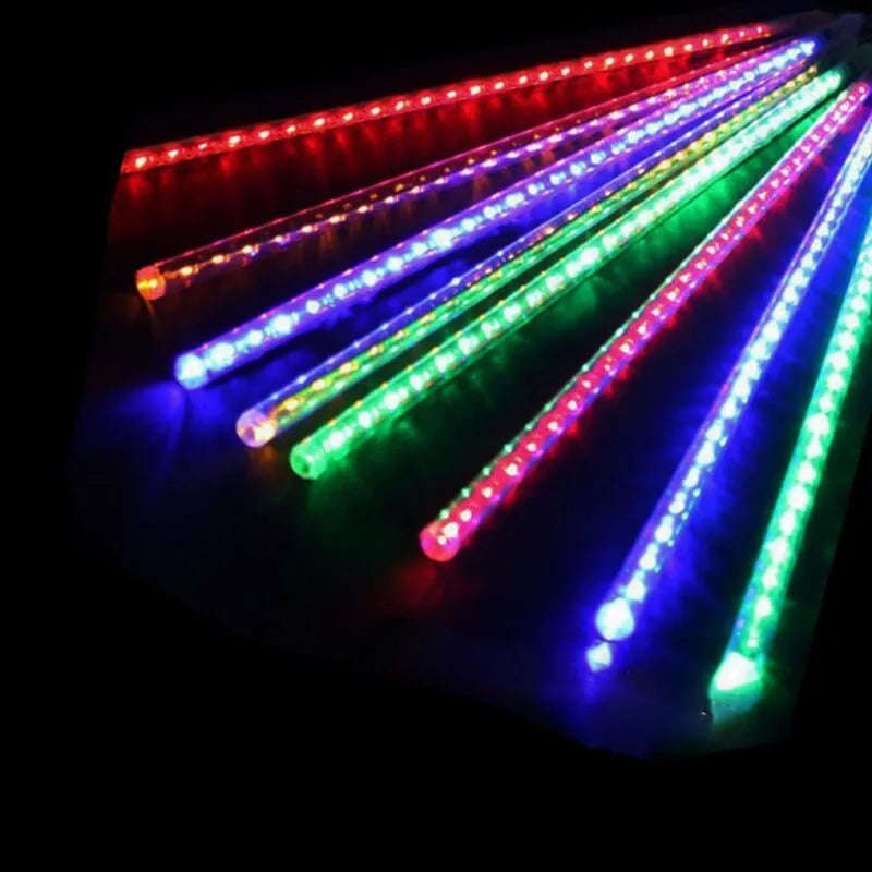 Meteor Shower Rain LED Fairy Lights - AC, 30cm, 8 Tubes