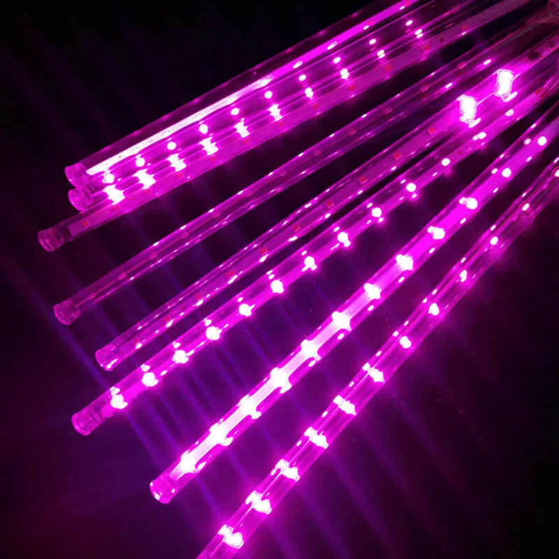 Meteor Shower Rain LED Fairy Lights - AC, 30cm, 8 Tubes