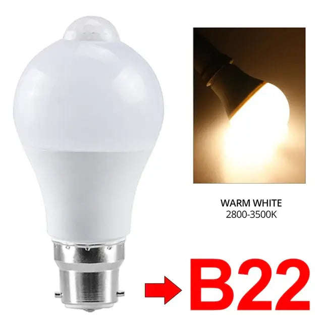 PIR Motion Sensor LED Light Bulb - 18W