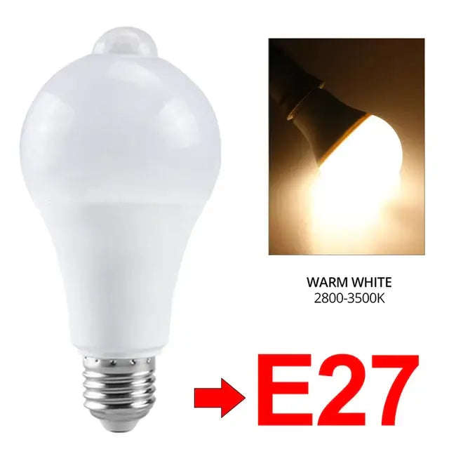 PIR Motion Sensor LED Light Bulb - 18W