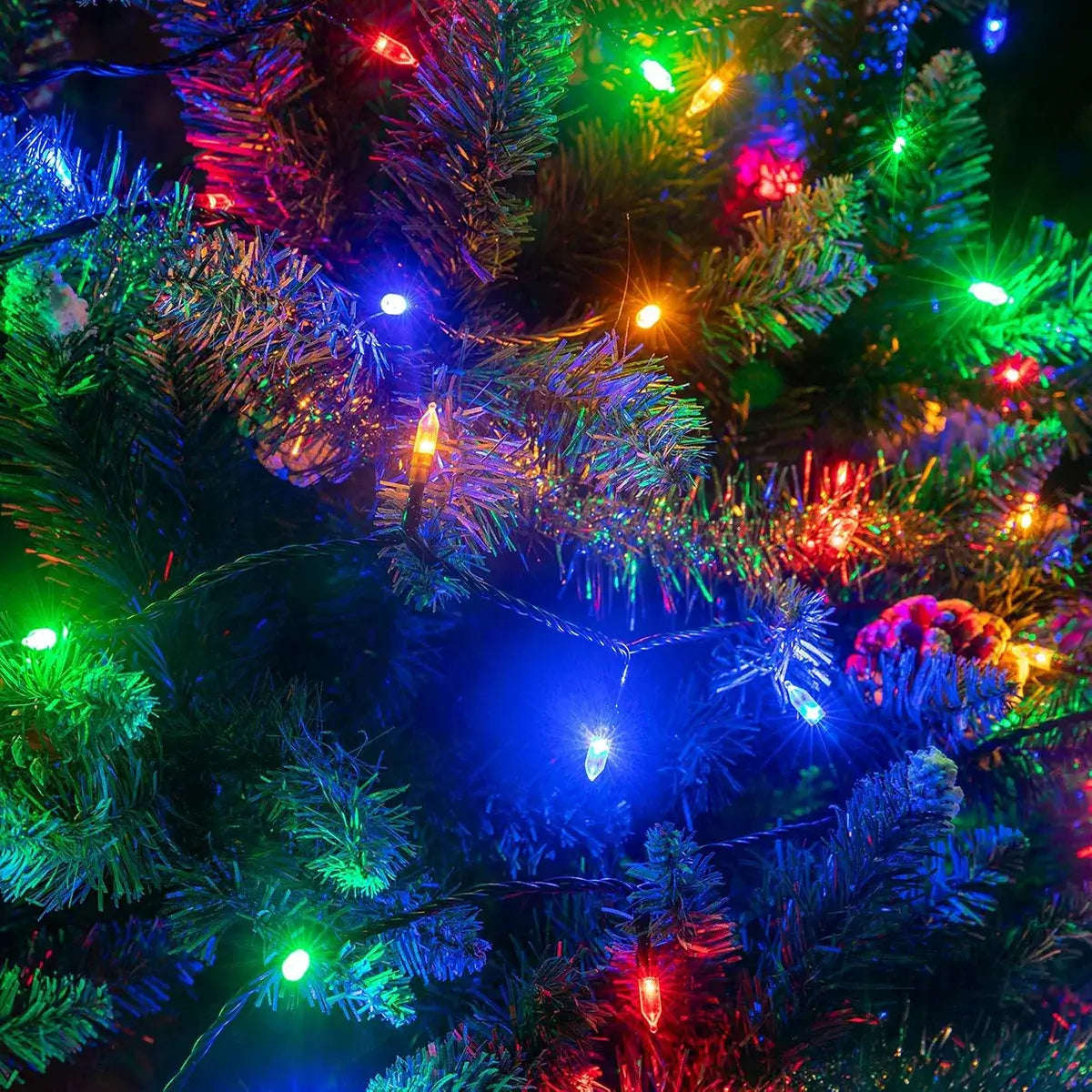 Retro LED Christmas Fairy Lights - USB Powered - 10m, 100 LED
