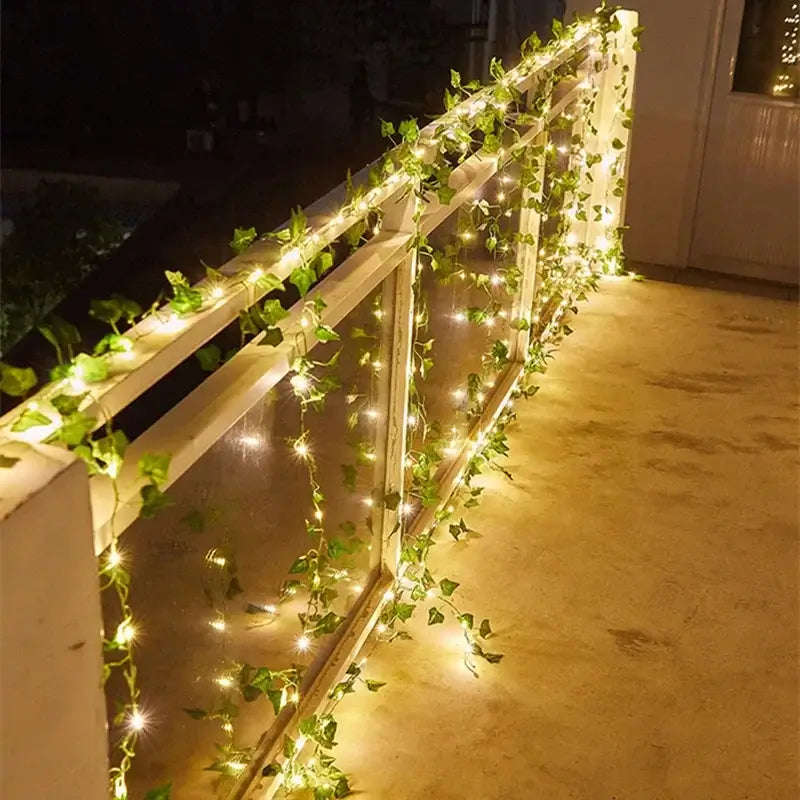 Ivy Vine String Lights  10m, Battery Powered