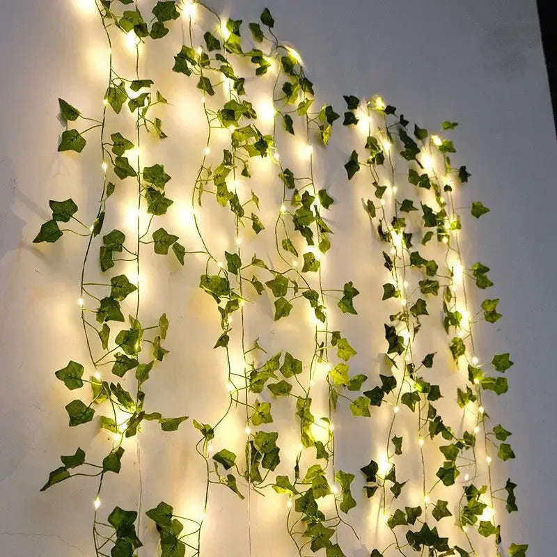 Ivy Vine String Lights  10m, Battery Powered