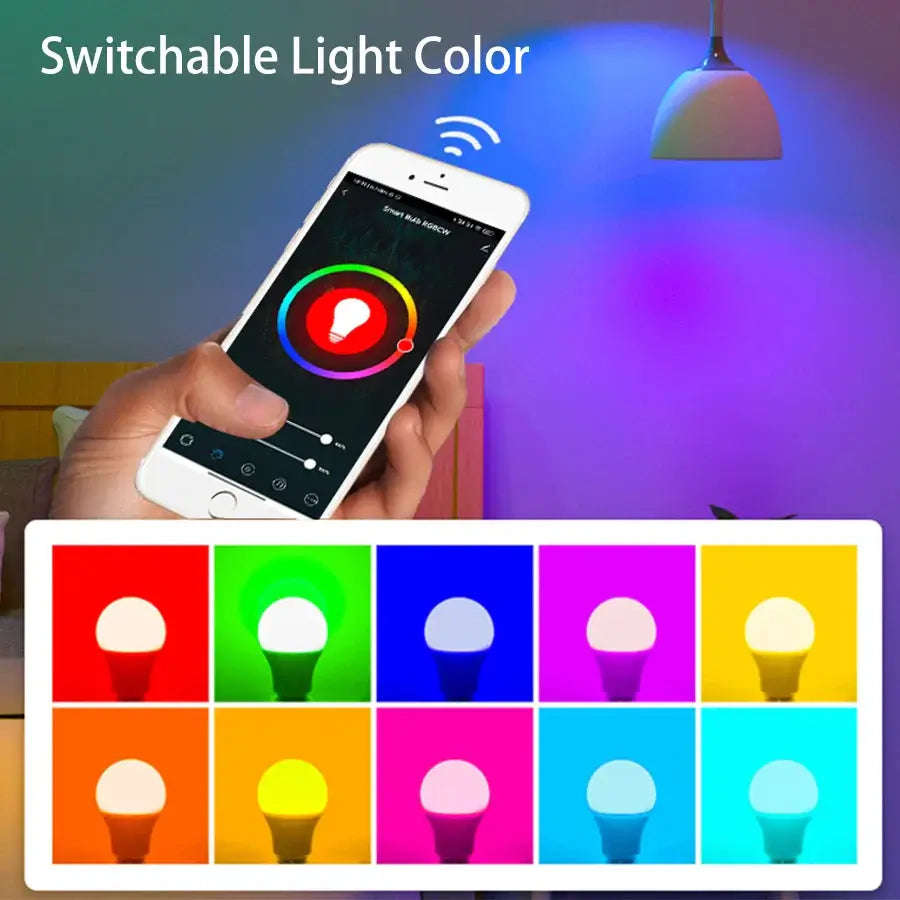 Google Assistant / Tuya / Smart WiFi / Alexa LED RGB Lamp - 15W
