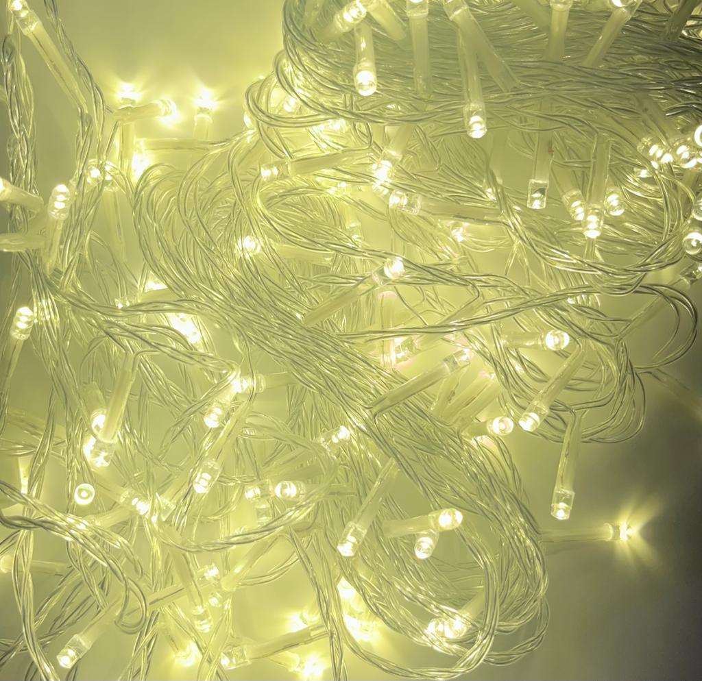 LED Fairy Lights Strings - Warm White 3000K 20m Steady