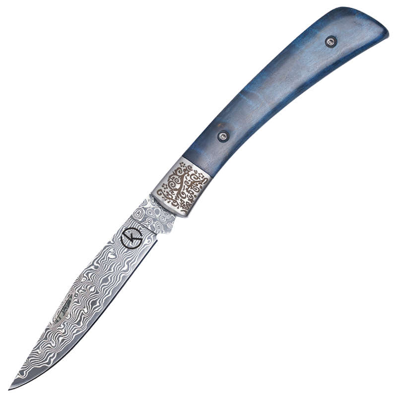 Koch Folding knife Damascus blade - KKJ151