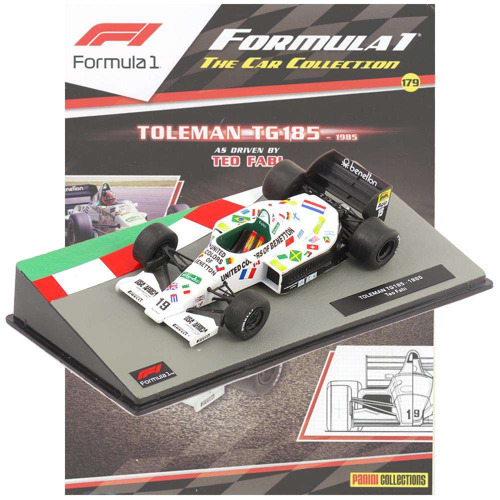 Formula 1 Car Collection - Toleman TG185 1985 - Issue 179 with Magazine