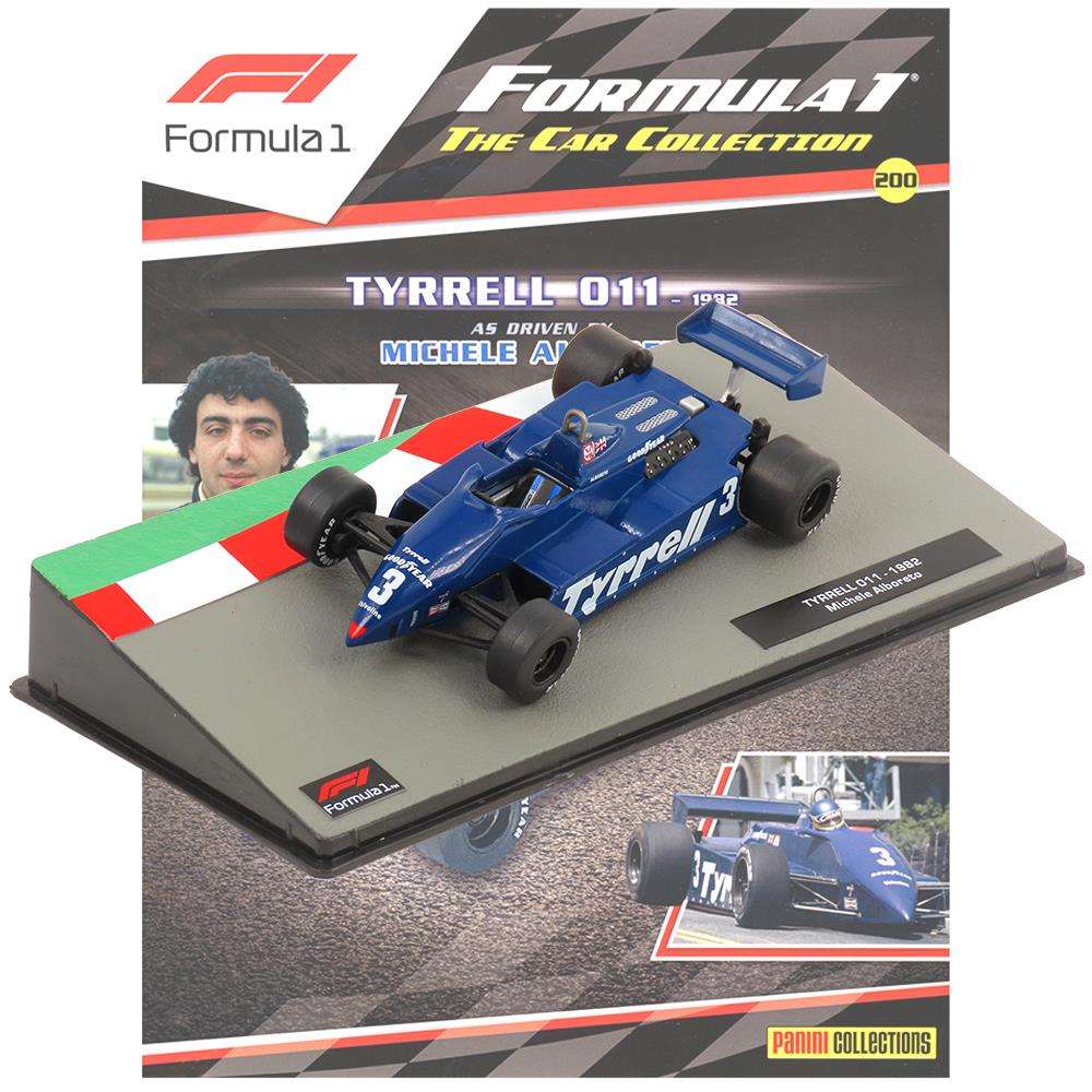 Formula 1 Car Collection - Tyrrell 011 1982 - Issue 200 with Magazine