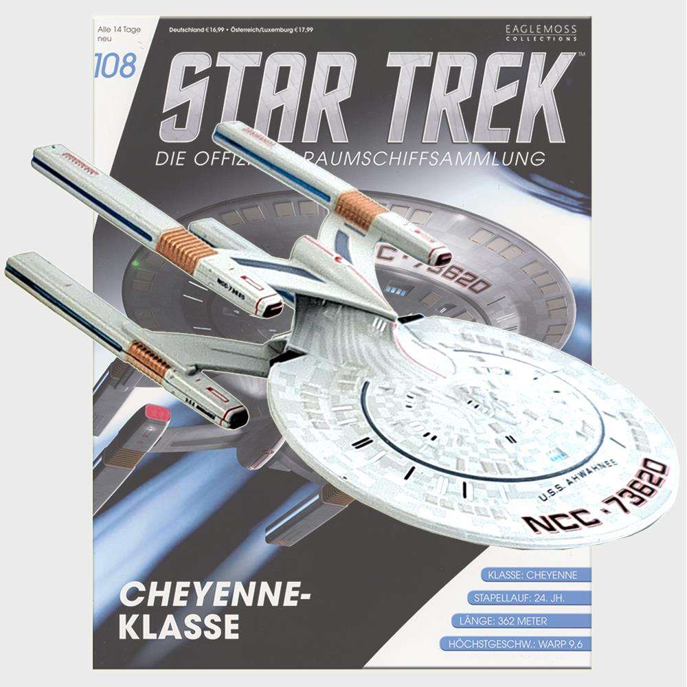 Star Trek Starships Collection - 12cm Cheyenne Class USS Ahwahnee NCC-73620  - Issue 108 with Ger...