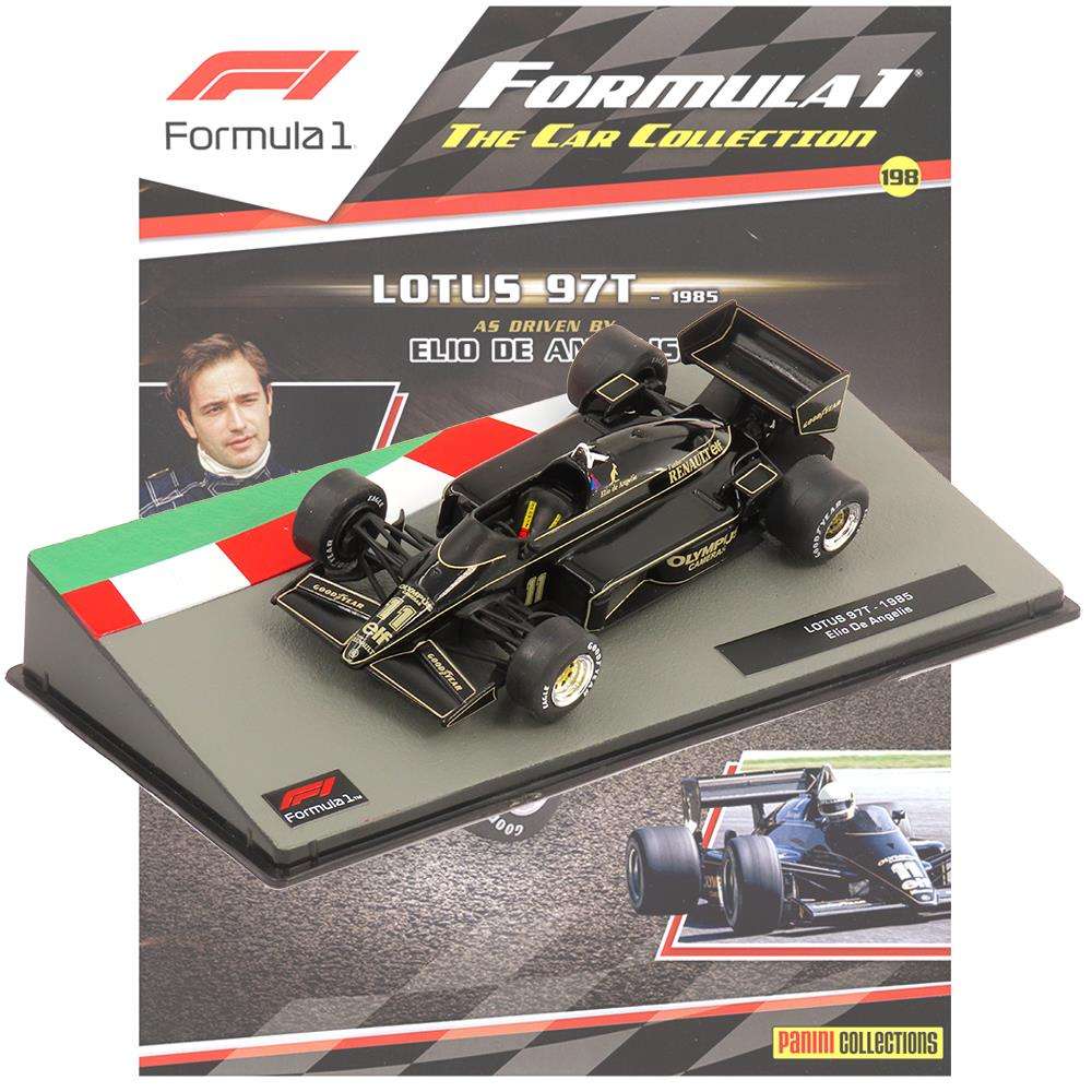 Formula 1 Car Collection - Lotus 97T 1985 - Issue 198 with Magazine